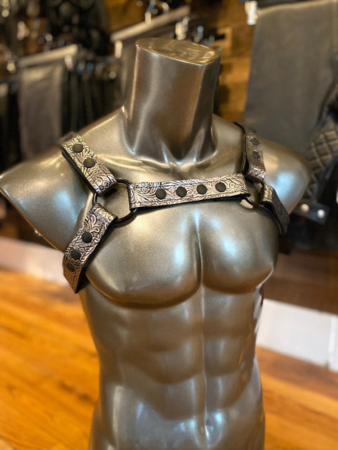 Classic Bulldog Harness - Metallic